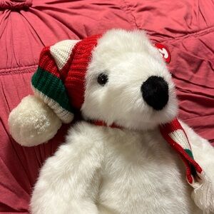 Ty 1997 Holiday Beanie Buddy Bear style 5700